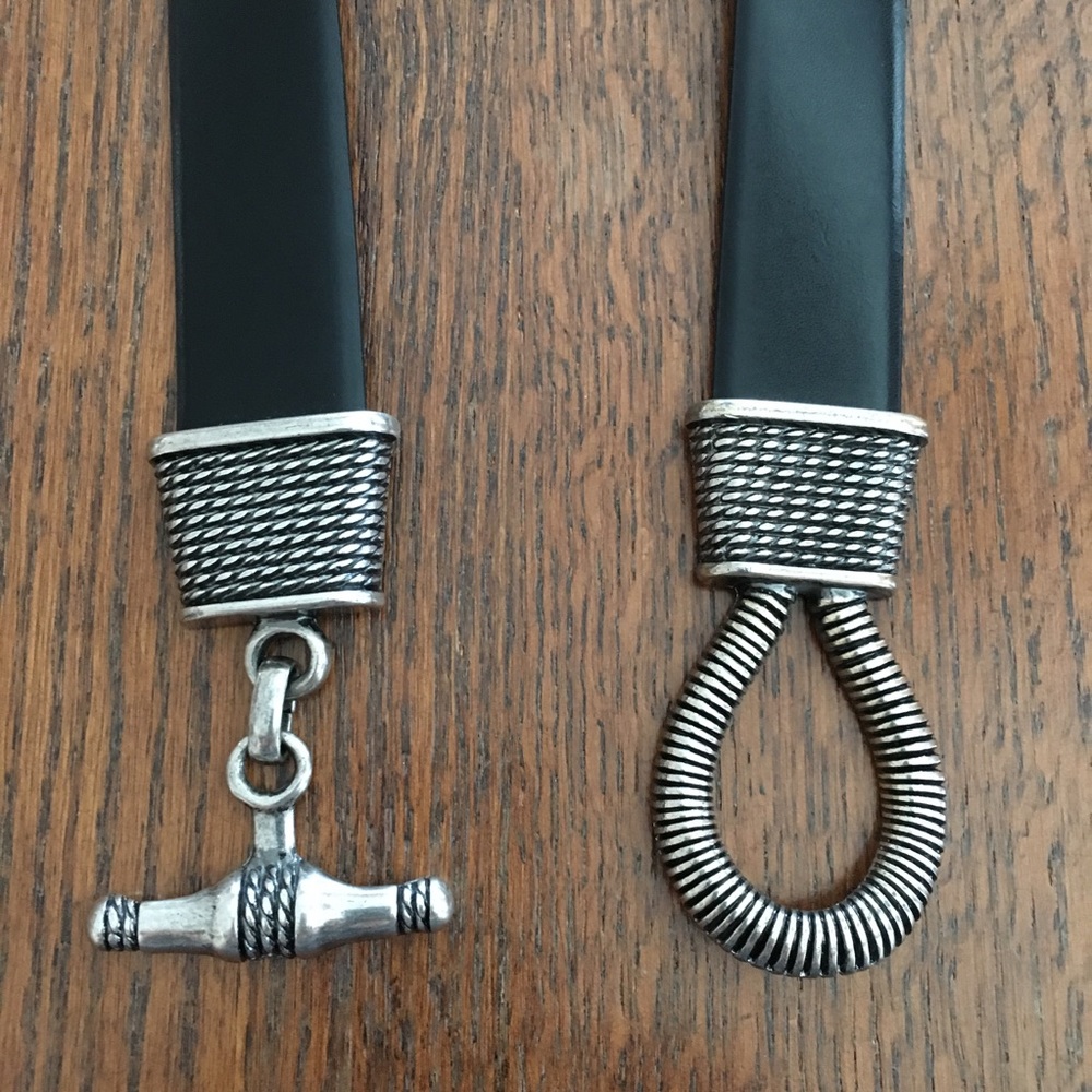 Cipriani | Black Leather Belt
